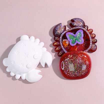 Sea Turtle Crab Storage Box Resin Mold