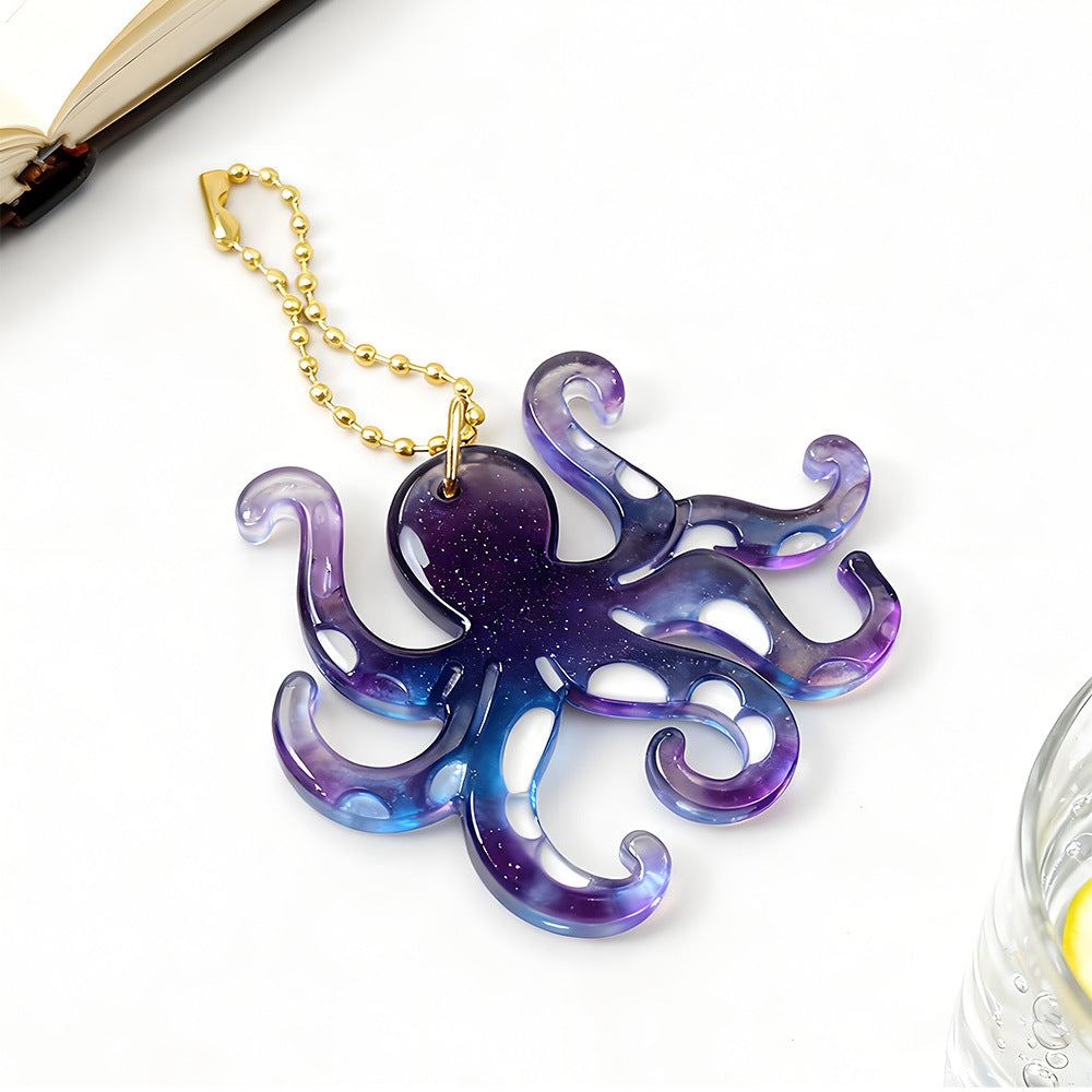 3pcs Marine Creature Pendant Resin Mold