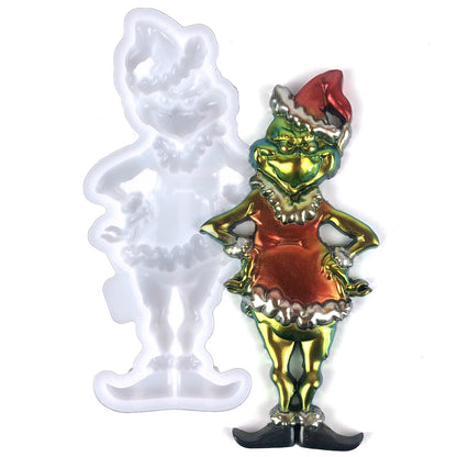 Grinch Ornament Resin Mold