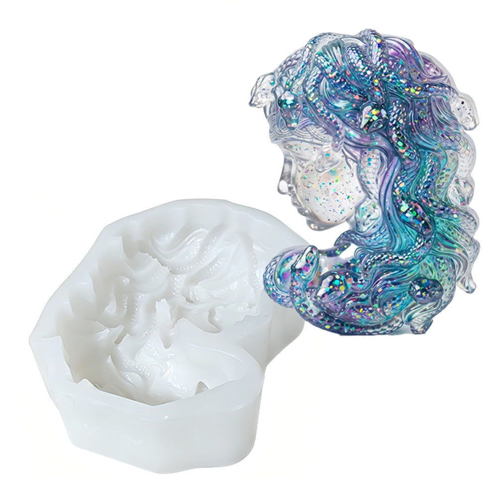 Medusa Figurine Resin Mold