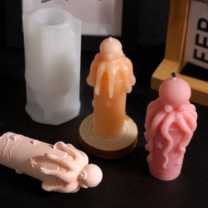 Octopus Cylinder Resin Mold