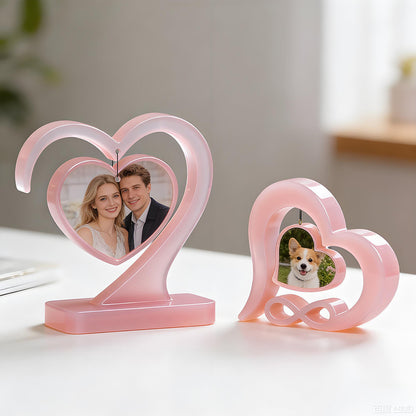 Heart-Shaped Photo Frame Resin Mold