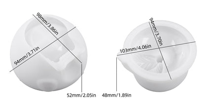 Apple House Storage Jar Resin Mold