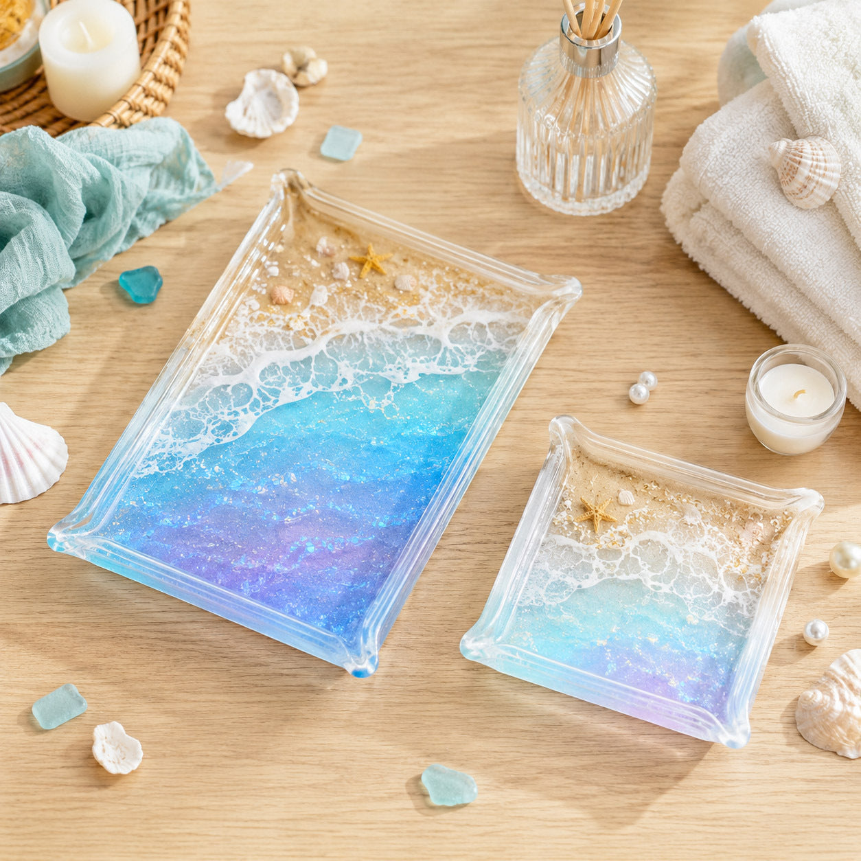 Folded Edge Tray Resin Mold