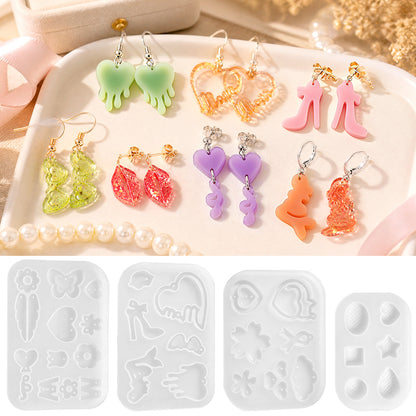 Various Style Earring Resin Mold Set