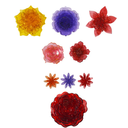 Stackable Flower Resin Mold