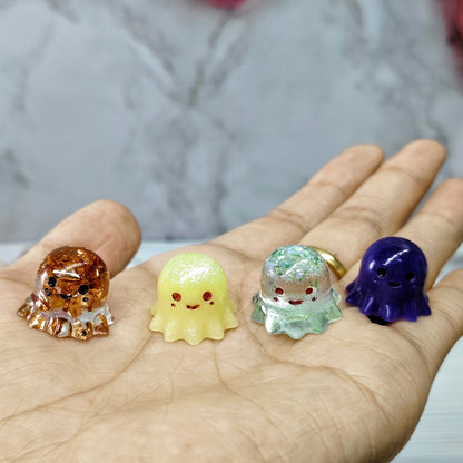 4-in-1 Little Ghost Ornament Resin Mold