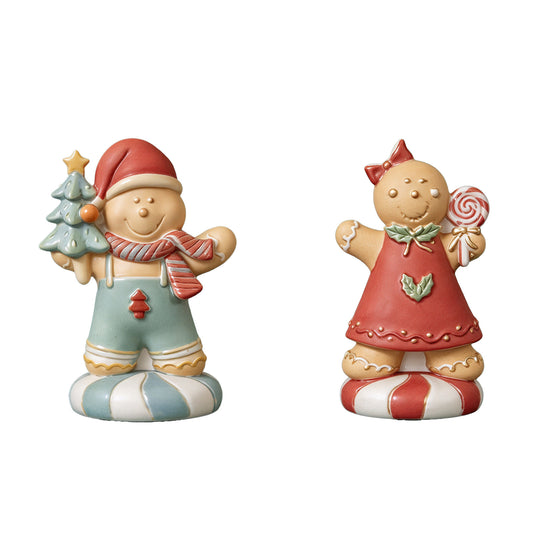 Cute Gingerbread Man Figurine Resin Mold