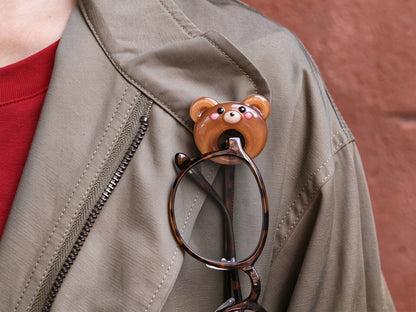 Cute Animal Brooch Resin Mold for Glasses Holders