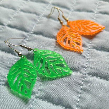 6pcs Leaf Vein Jewelry Accessories Resin Molds