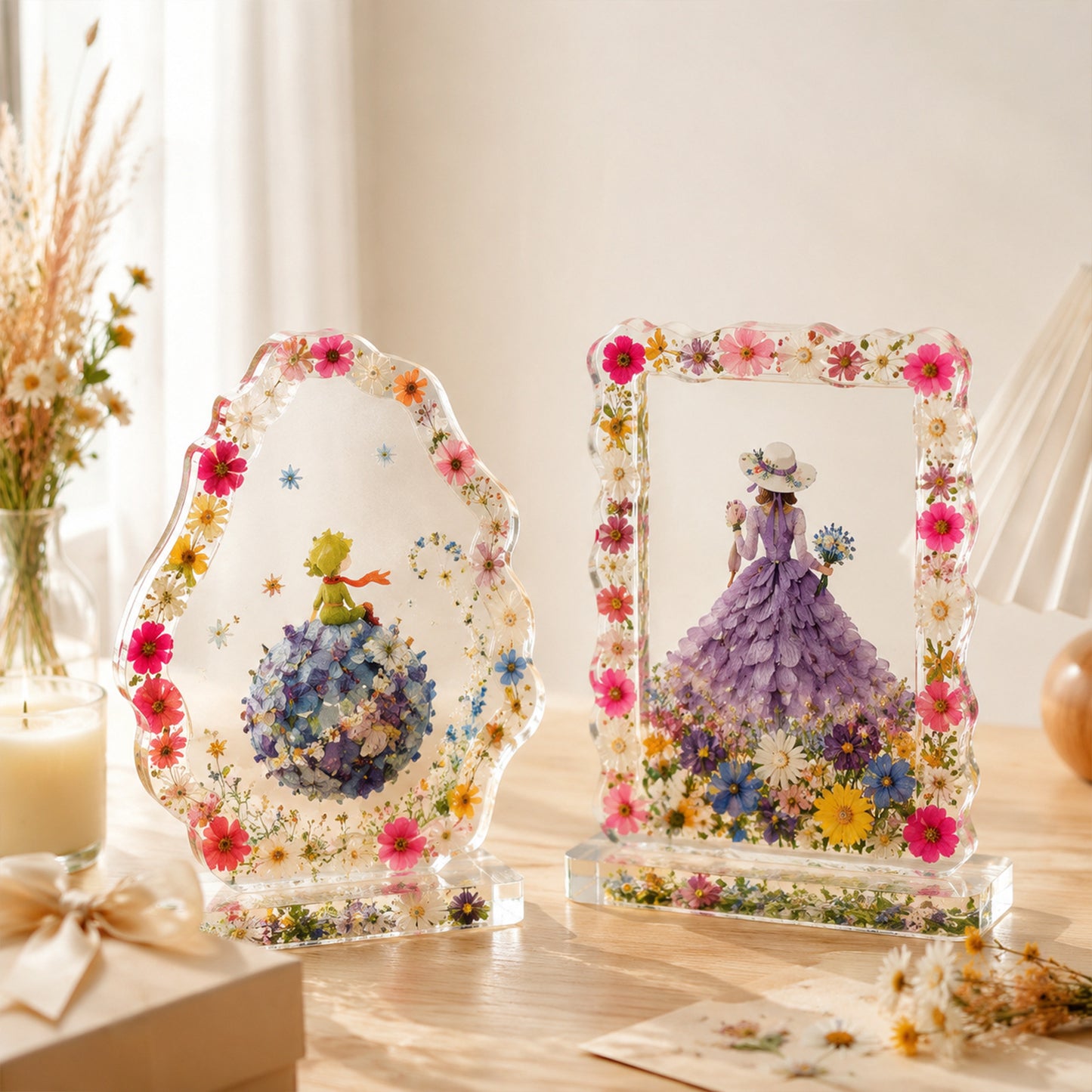 Decorative Photo Frame Resin Mold Set
