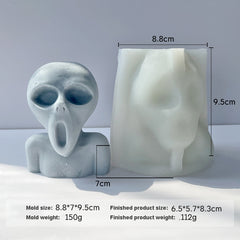 Scary Ghost Face Resin Mold