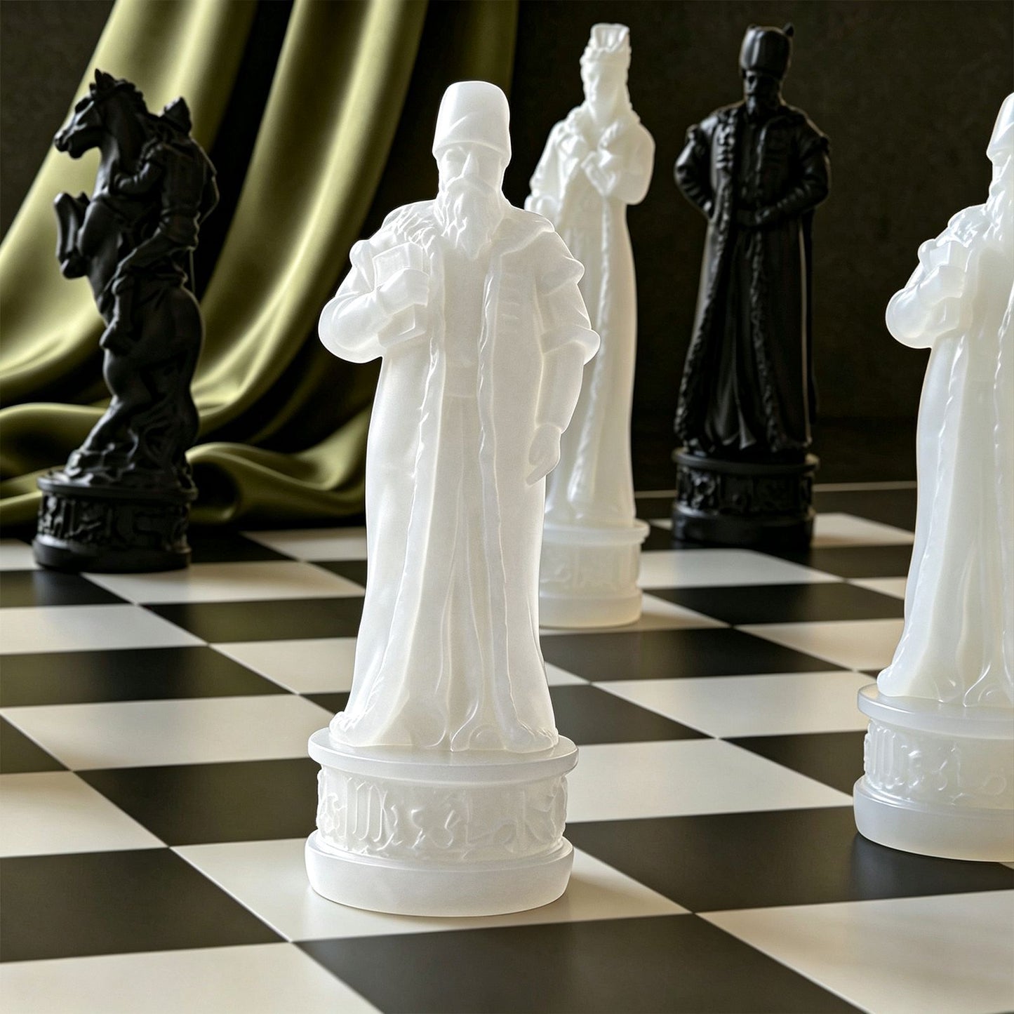 New Chess Set Resin Mold
