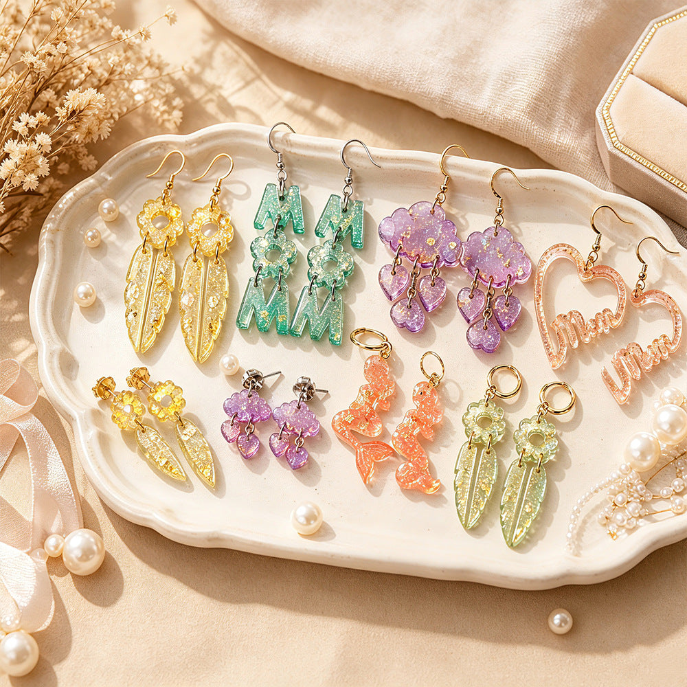 Various Style Earring Resin Mold Set