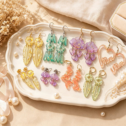 Various Style Earring Resin Mold Set