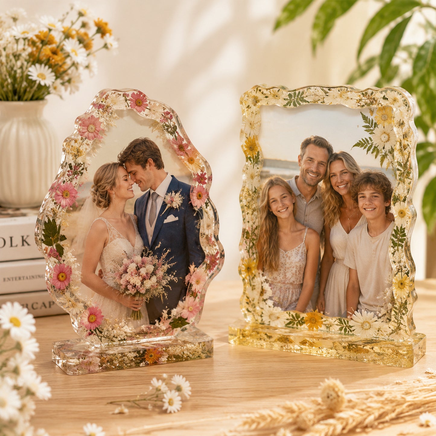 Decorative Photo Frame Resin Mold Set