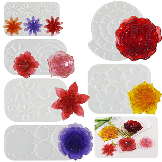 Stackable Flower Resin Mold
