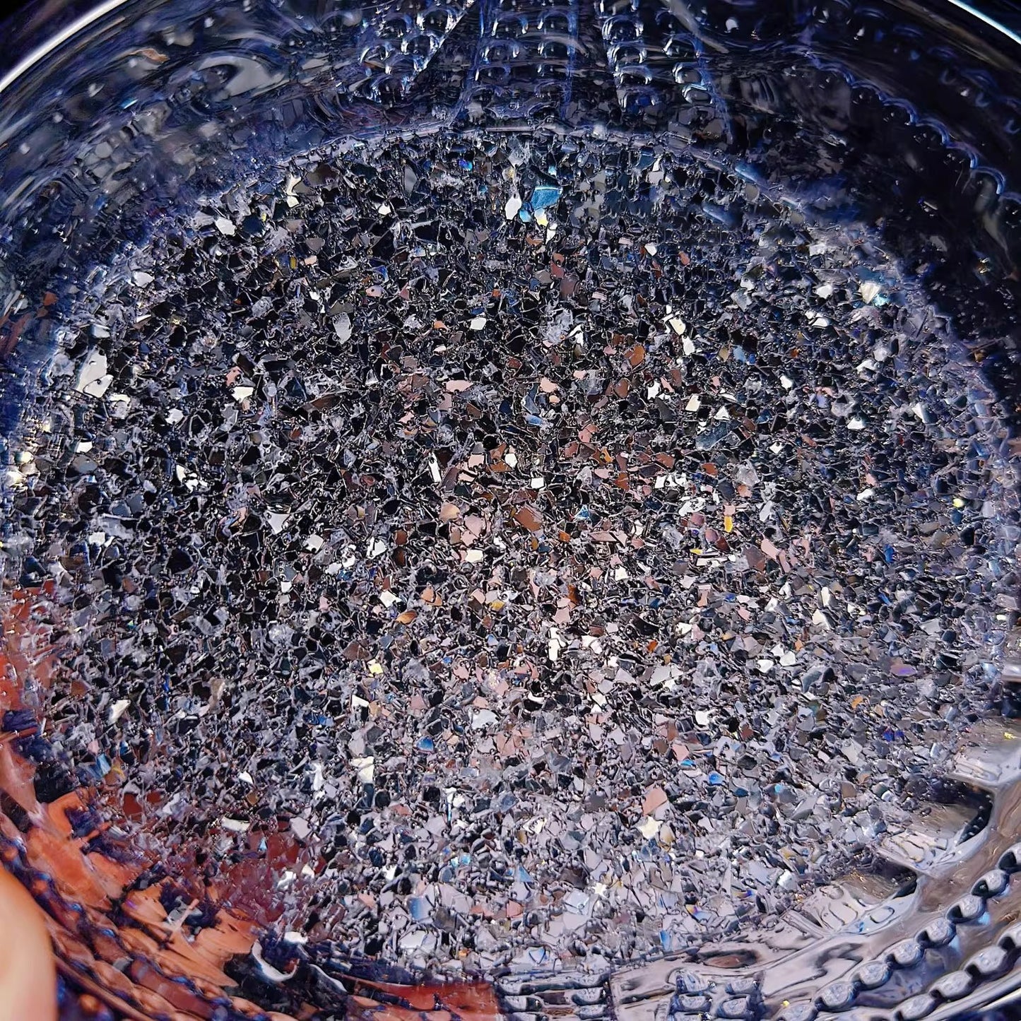 Handmade Crystal Cluster Bow Storage Resin Mold