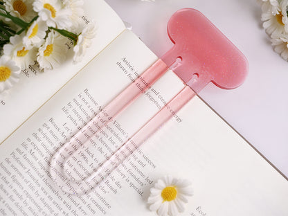 2pcs Paper Clip Bookmark Resin Mold Set