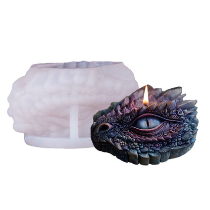 Evil Dragon Head Ornament Resin Mold