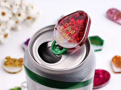 Heart-Shaped Round Six-Sided Bottle & Can Opener Keychain Resin Mold