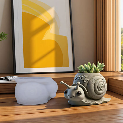 Molde de resina para guardar caracoles 