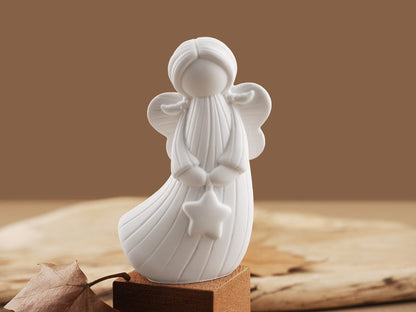 Heart Star Little Angel Ornament Resin Mold