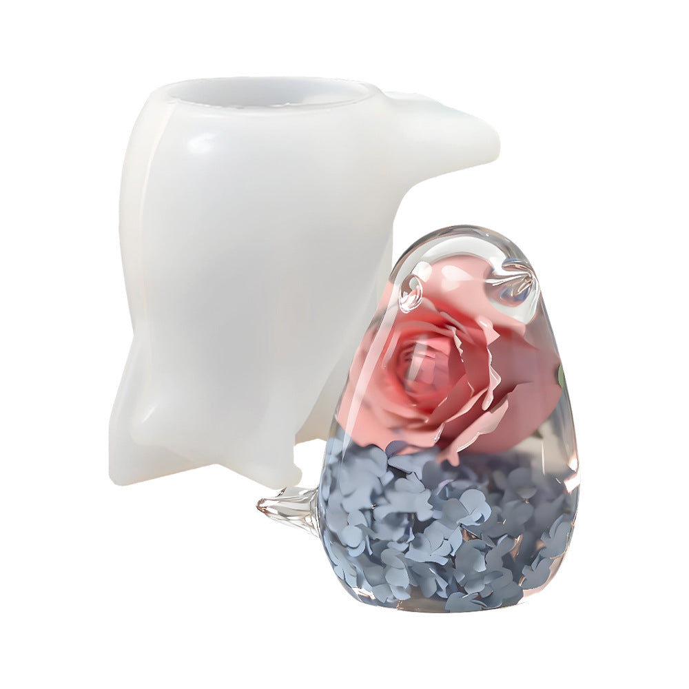 Bird Ornament Resin Mold