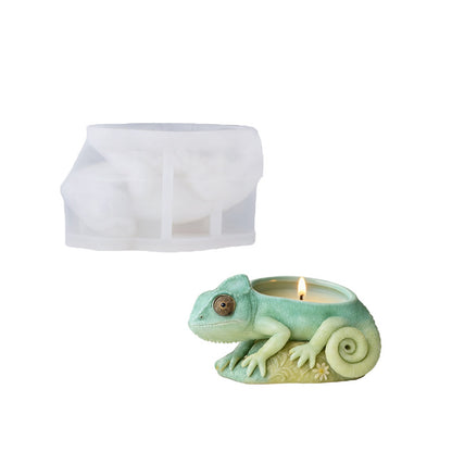 Chameleon Storage Jar Resin Mold