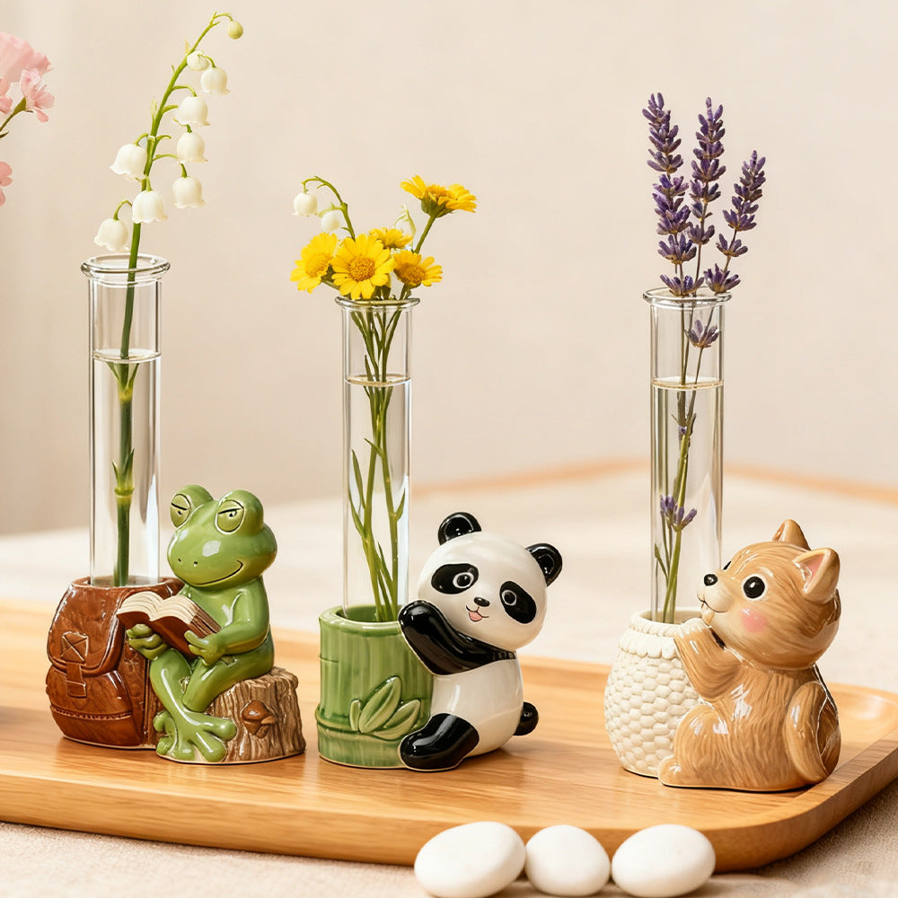 Animal Shape Hydroponic Vase Resin Mold