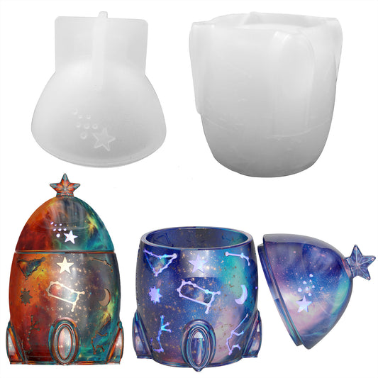 Rocket Jar Storage Resin Mold