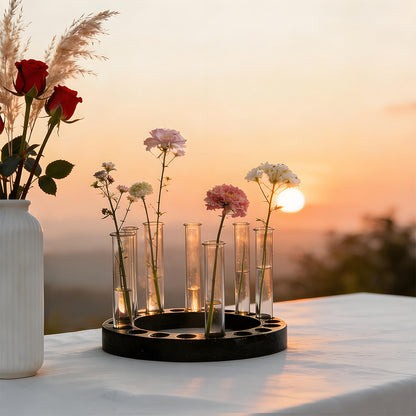 Test Tube Hydroponic Flower Stand Resin Mold