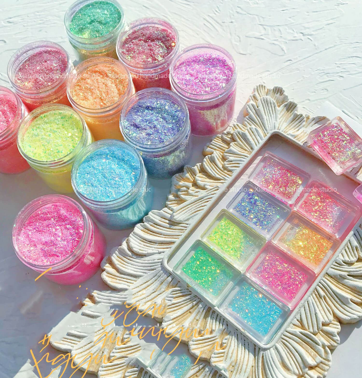 Extra Fine Glitter Shaker Jar Set 12 Colors Glitter Powder For Crafts Resin  Nail