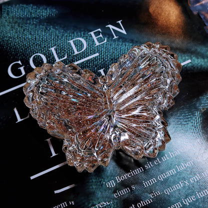 Handmade Crystal Diamond Butterfly Storage Box Resin Mold