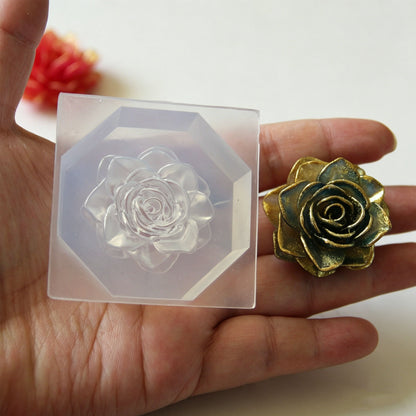 Rose Flower Decorative Resin Mold for UV Resin