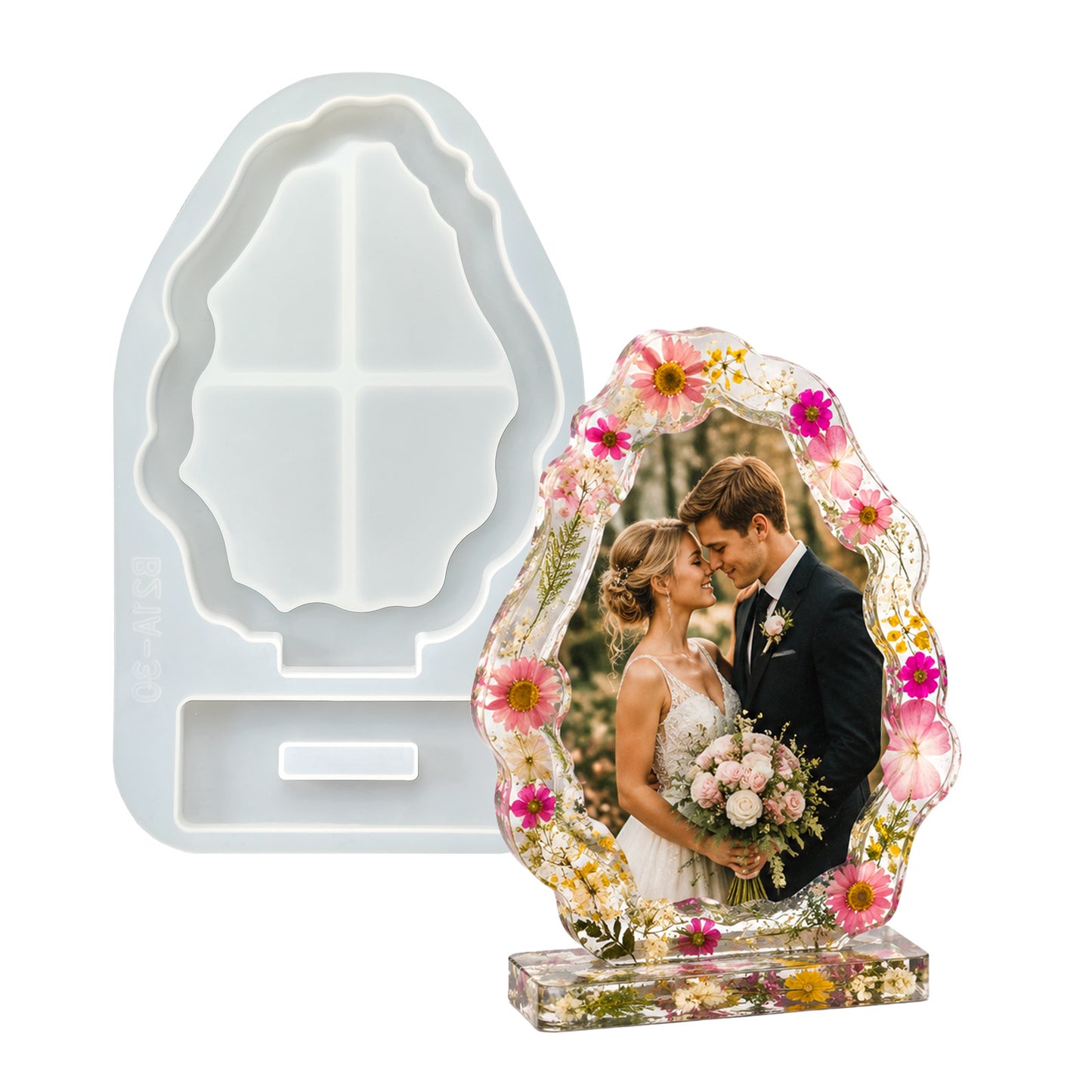Decorative Photo Frame Resin Mold Set