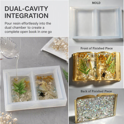 3D Pop-Up Book Figurine Resin Mold