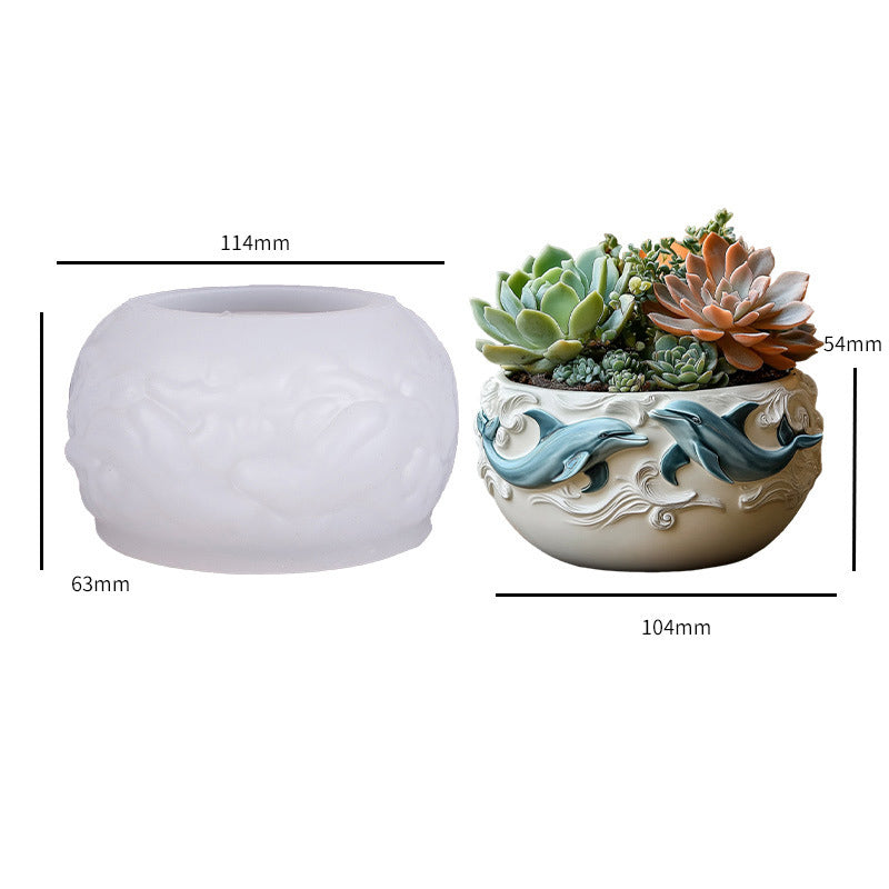 Dolphin Storage Resin Mold