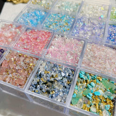 28 Color Crushed Stone Resin Decorative Accessories