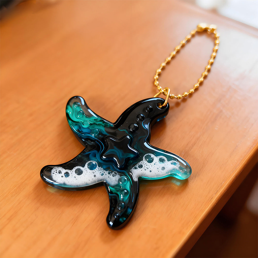3pcs Marine Creature Pendant Resin Mold