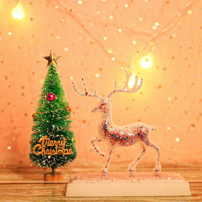 Deer Christmas Tree Snowflake Snowman Christmas Ornament Resin Molds