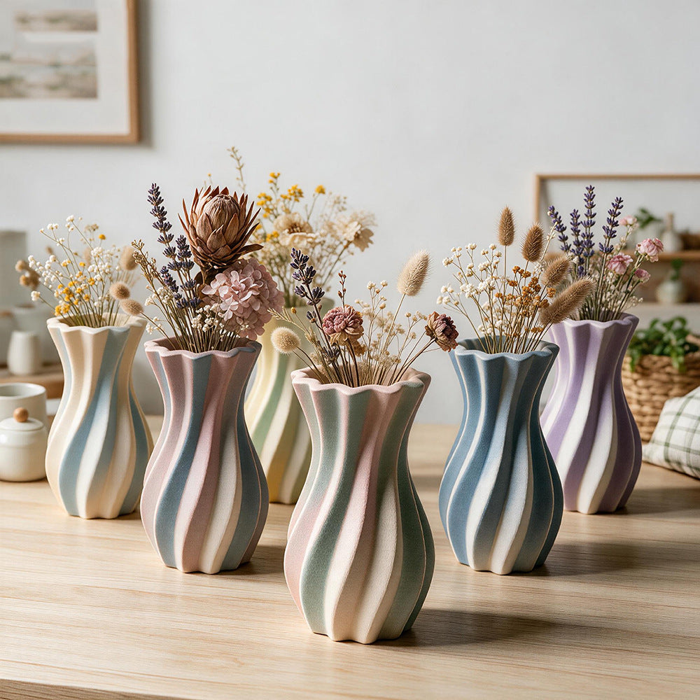 Wavy Twisted Vase & Storage Jar Resin Mold