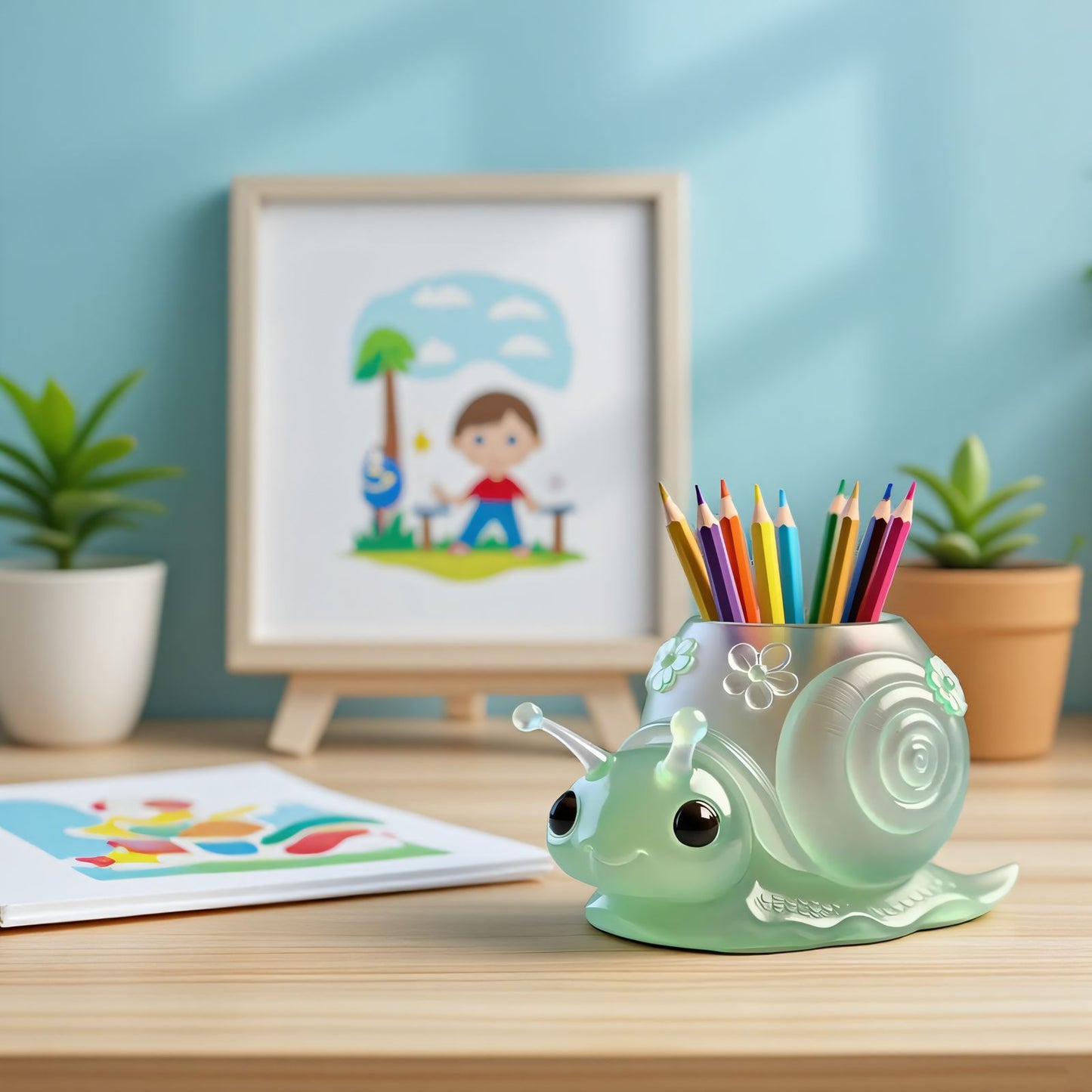 Molde de resina para guardar caracoles 