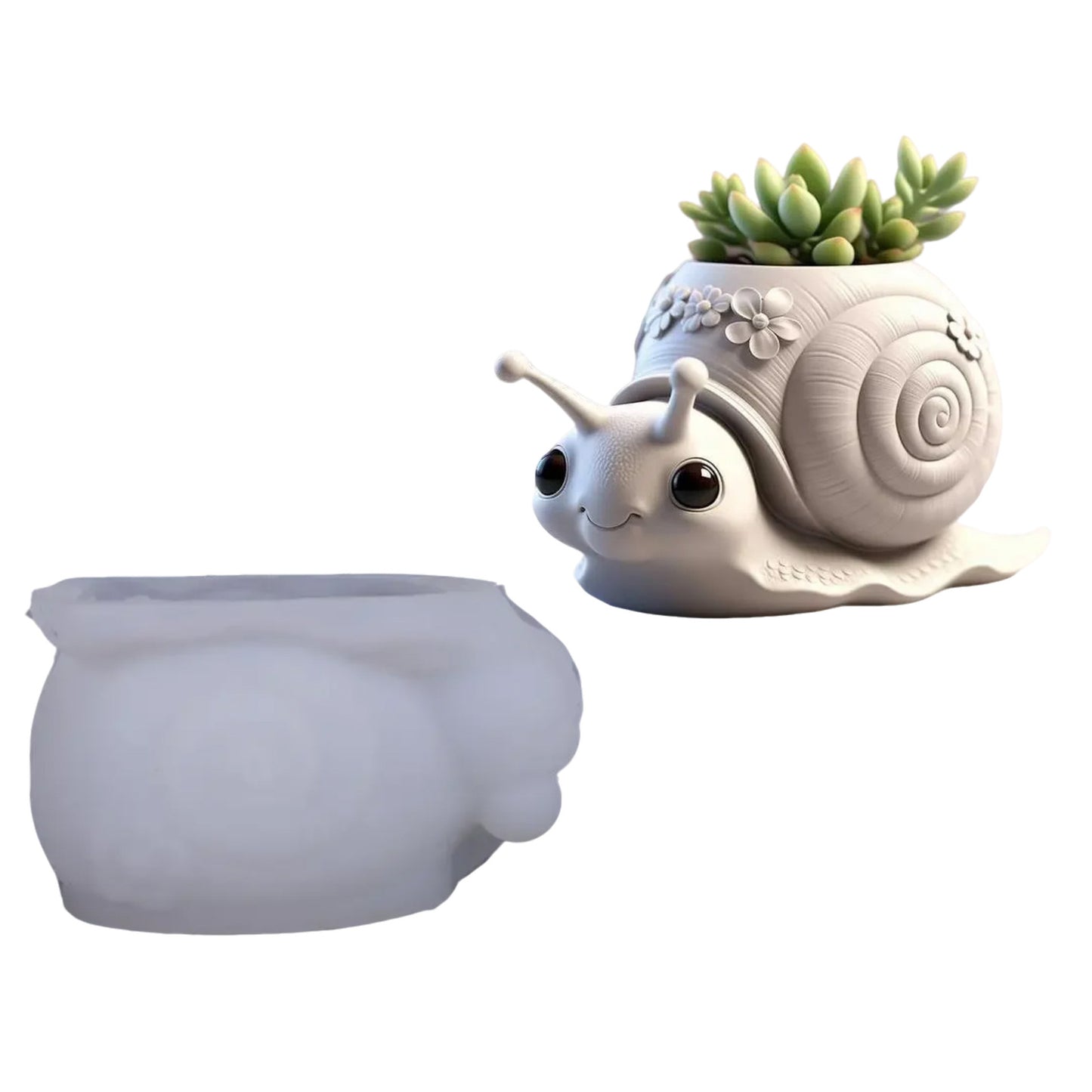 Molde de resina para guardar caracoles 