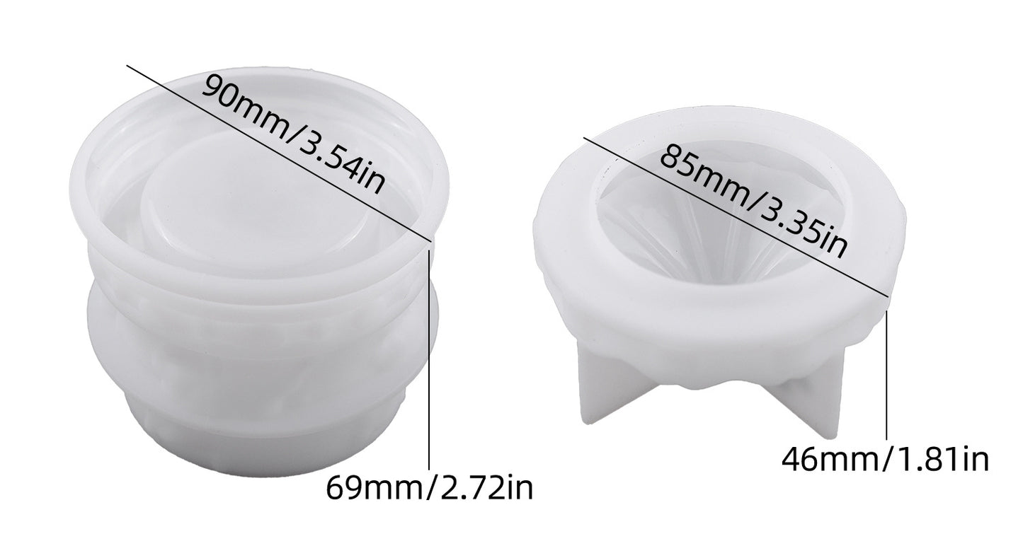 Carousel Storage Box Resin Mold