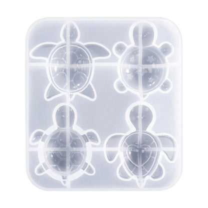 4-in-1 Turtle Pendant Resin Mold