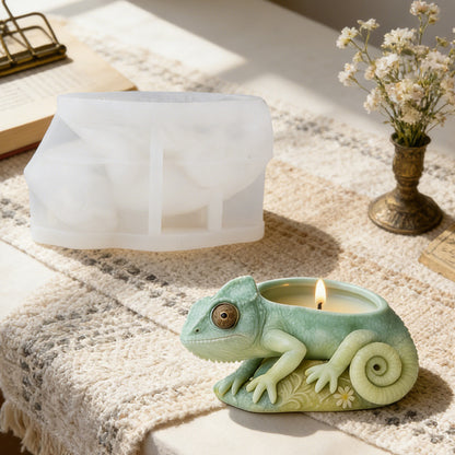 Chameleon Storage Jar Resin Mold