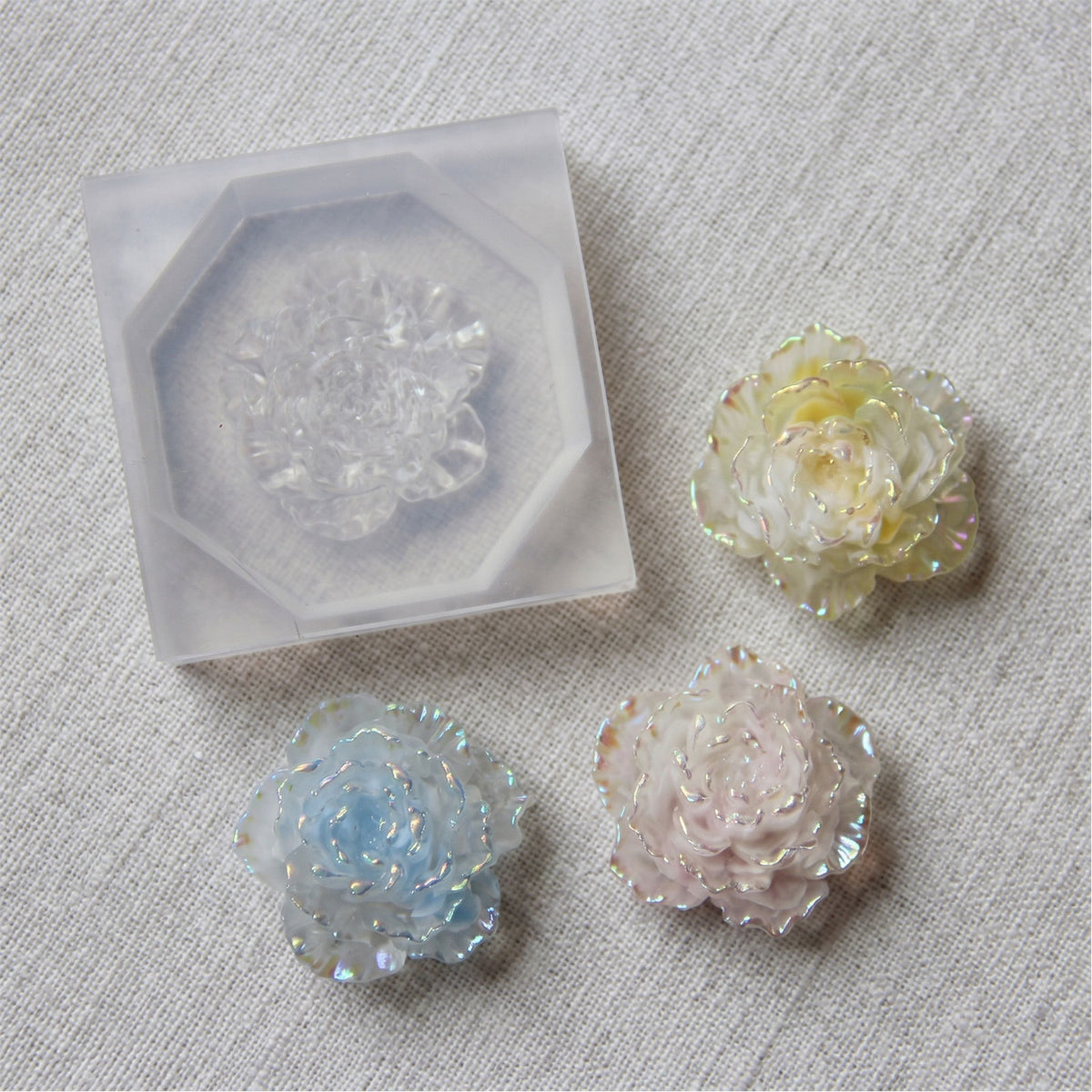 Rose Flower Decorative Resin Mold for UV Resin