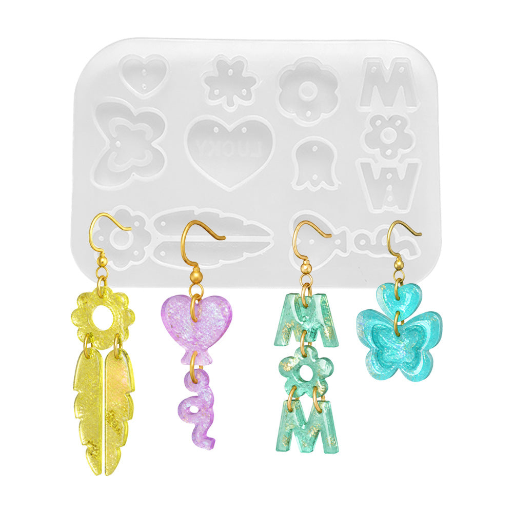 Various Style Earring Resin Mold Set