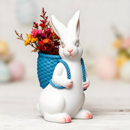 Rabbit Carrying a Backpack Ornament Resin Mold